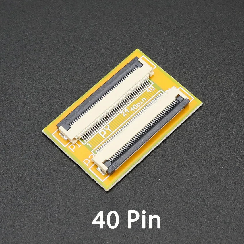 2PCS FPC FFC Flexible Flat Cable Extension Board Conversion Connector 0.5 MM Pitch 6 10 12 24 30 40 50 60 PIN