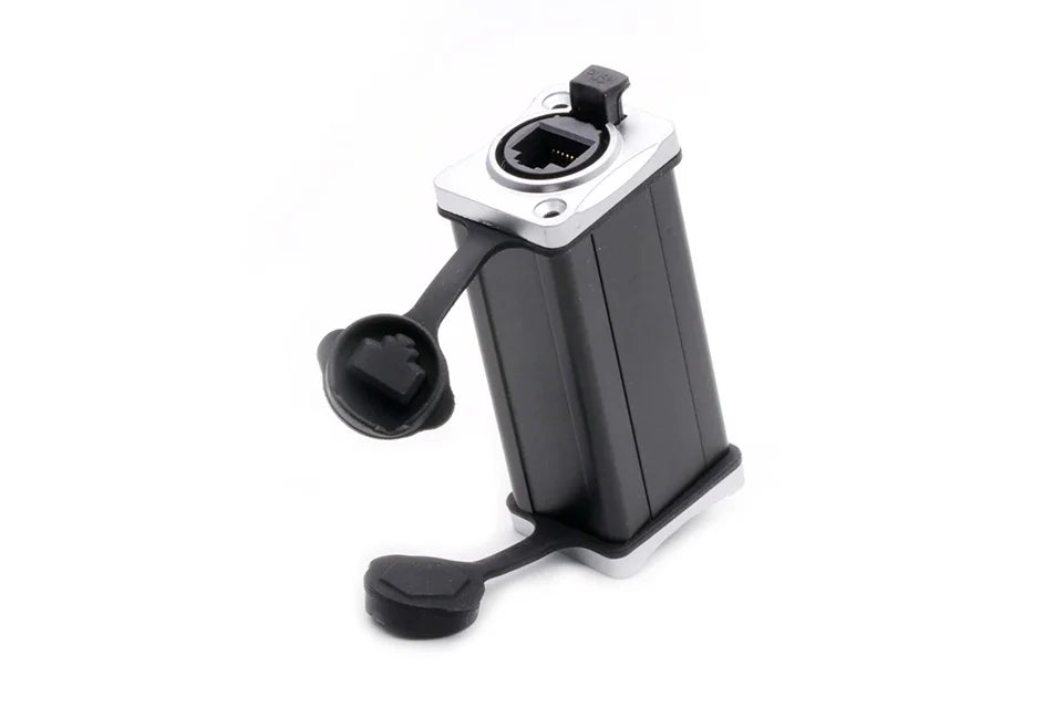 1pc New Arrival Waterproof Network Connector RJ45 Ethernet Connector Female Panel Mount Sockets IP65 Level