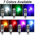 4Pcs W5W T10 LED Canbus Light Bulbs White Ice blue for Car Interior Dome Light Trunk Lamp Parking Lights Error Free 12V