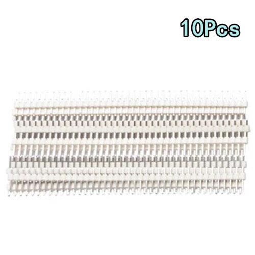 40 Pin 1x40 Single Row Male and Female 2.54 Breakable Pin Header PCB JST Connector Strip for Arduino Black