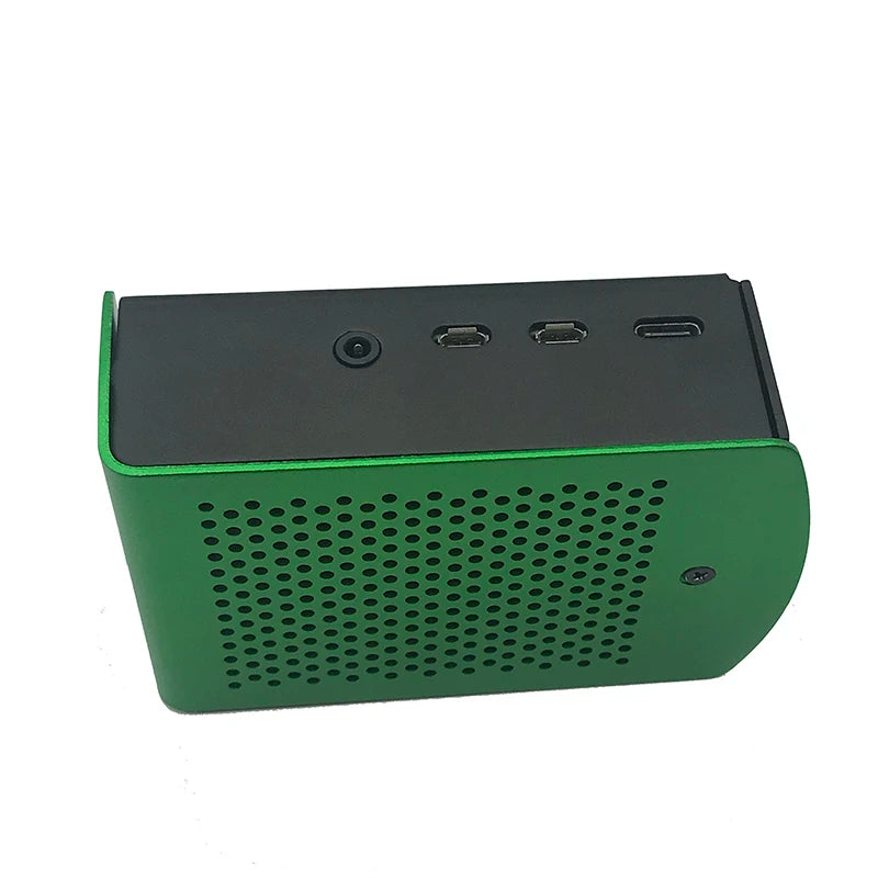 Raspberry Pi 4B 3B Aluminum Case Metal Chassis Shell Box with Onboard Cooling Fan