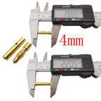 2mm 3mm 3.5mm 4mm Bullet Banana Plug Gold-Plated Banana Male Female Connector Battery Plugs Kits for RC Battery Parts DIY
