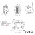 5/10Pcs 19Pin SMD HDMI Socket Vertical Right Angle HD Interface Surface Mount PCB Receptacle Connector for Repair