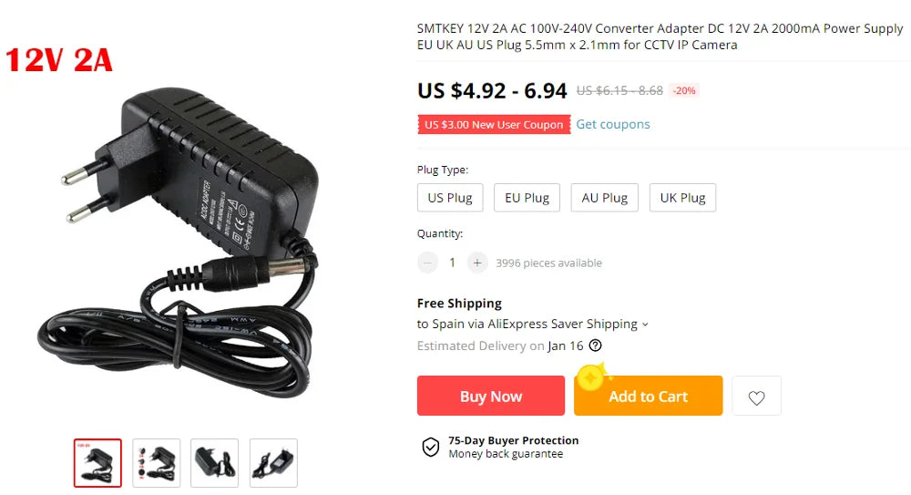 940NM Invisible Illuminator 60M IR Distance 8Array LEDs Infrared Waterproof Night Vision For CCTV Camera 90/60/45/30/15/9 Degree