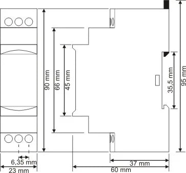 Samwha-Dsp ERV-08 On Delay Multifunctional Time Relay Electronic Adjustable (0,1Sec. - 100 Hours.)