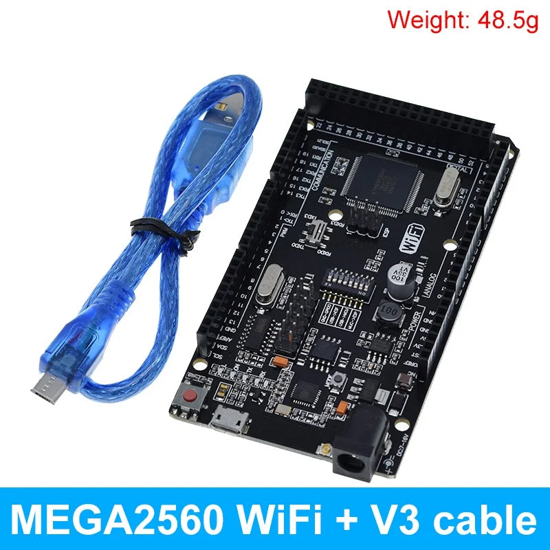 TZT Mega2560 ATMEGA16U2 / Pro Mini MEGA 2560 Mega+WiFi R3 ATmega2560 CH340G For Arduino Mega R3 Development Board ESP8266