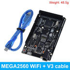 TZT Mega2560 ATMEGA16U2 / Pro Mini MEGA 2560 Mega+WiFi R3 ATmega2560 CH340G For Arduino Mega R3 Development Board ESP8266