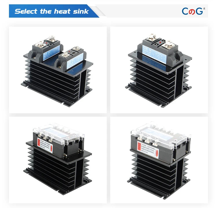 CG 3 Phase 10A 25A 40A DA 60A 80A 100A 150 200A Three Phase SSR 3-32V DC Control 24-480V AC Solid State Relay SSR AC Three DC-AC