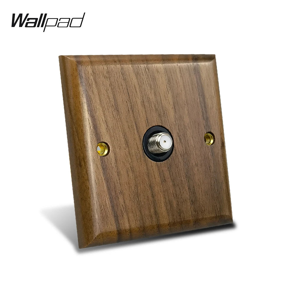 Toggle Wall Switch 1-4 Gang, Solid Wood Frame, EU French Wall Socket, Flush / Surface Mounting, Z6 Wallpad