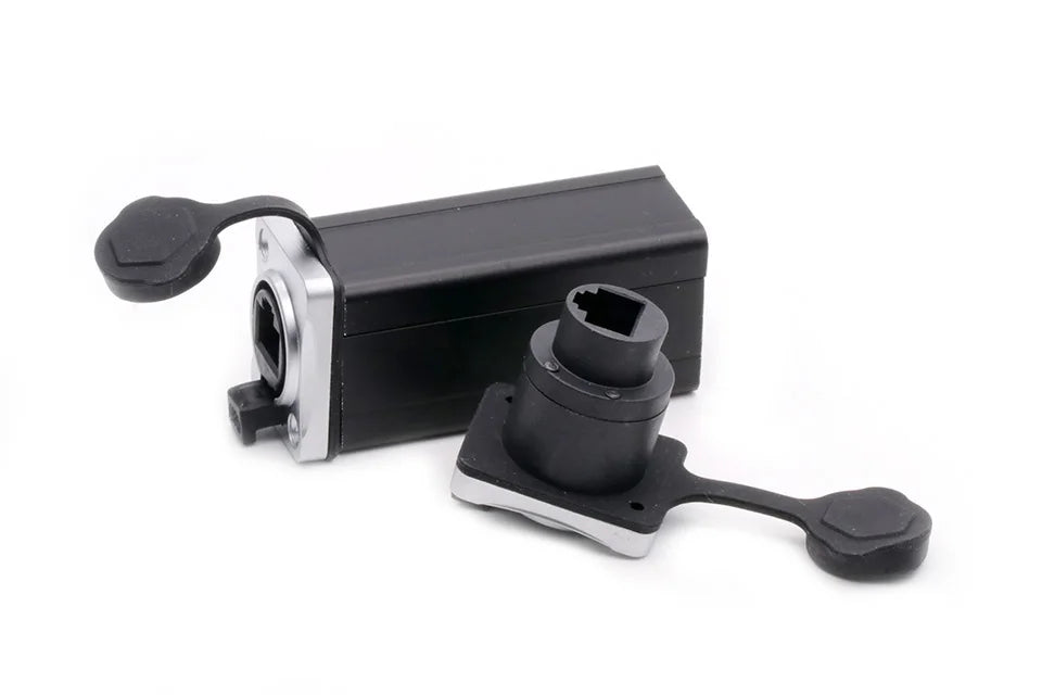 1pc New Arrival Waterproof Network Connector RJ45 Ethernet Connector Female Panel Mount Sockets IP65 Level