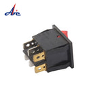 ABILKEEN 100PCS/Lot KCD2-2101N KCD2 Rocker Toggle Switch ON-OFF Latching Rocker Switch Dual Port Push Button AC250V 15A