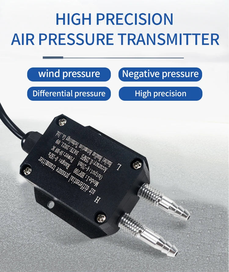Air Differential Pressure Sensor 485 Micro-pressure Difference Sensor Differential Pressure Transmitter