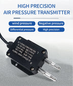 Air Differential Pressure Sensor 485 Micro-pressure Difference Sensor Differential Pressure Transmitter