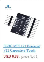 EGBO  MPR121 Breakout V12 Capacitive Touch Sensor Controller Module I2C keyboard Development Board For Arduino