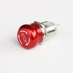 16/19/22mm stainless steel Emergency stop switch Push Button Switch latching 1NO1NC 2NO2NC Car button pin terminal 22JT/L.S.2K2B
