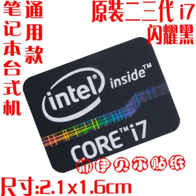 DIY Sticker Decoration Original Second And Third-Generation Cpu i3 i5 i7 Laptop Personality Label