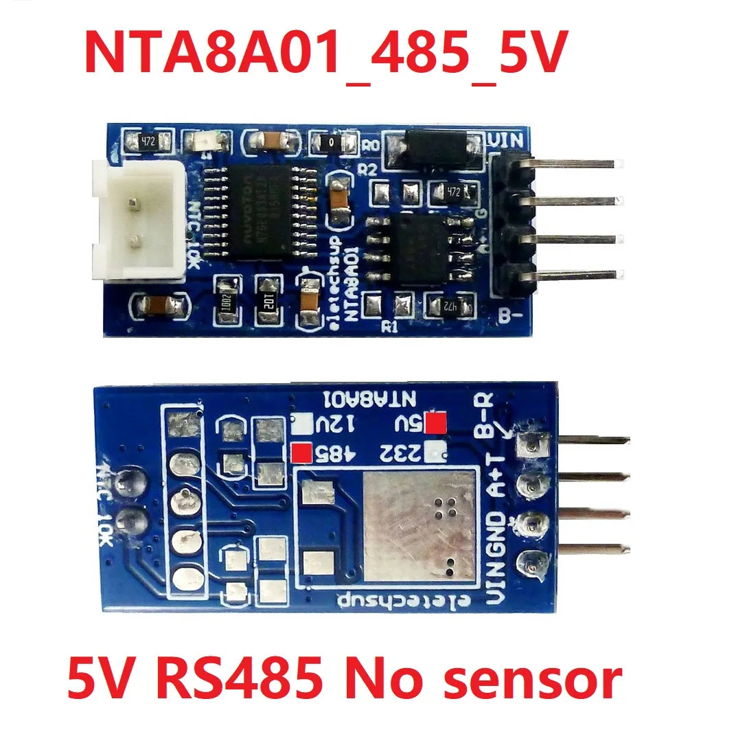 DC 5V 12V 24V RS485 RS232 TTL Modbus Rtu NTC Thermistor Temperature Sensor Remote acquisition monitor Module B3950 10K 1%