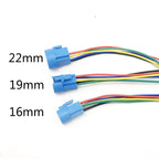 Black Metal Push Button Switch Start Stop 12/24/220V 16/19/22mm Connected LED Backlit Rocket Power Controller Momentary/Latching