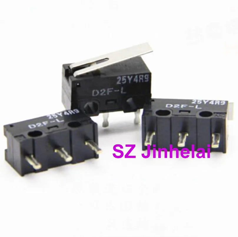 10pcs Authentic Original Omron Mouse Micro Switches D2F-L L2 L3 L-D3 F FL D3 L-D L-A1 FL-D3 5 5L