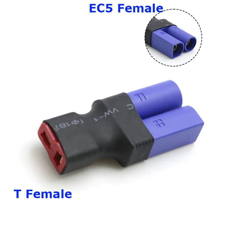 Amass Adapter XT60 to XT90 EC5 EC3 TRX T Deans XT30U Female Male Connectors 4.0mm Banana Plug RC Lipo Battery Control Parts DIY