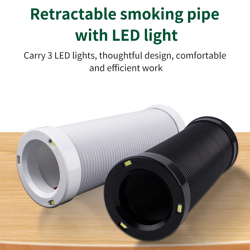 LUXIANZI 60w Soldering Smoke Absorber ESD Fume Extractor LED Light Activated Carbon Filter Sponge Solder Smoking Instrument 220v