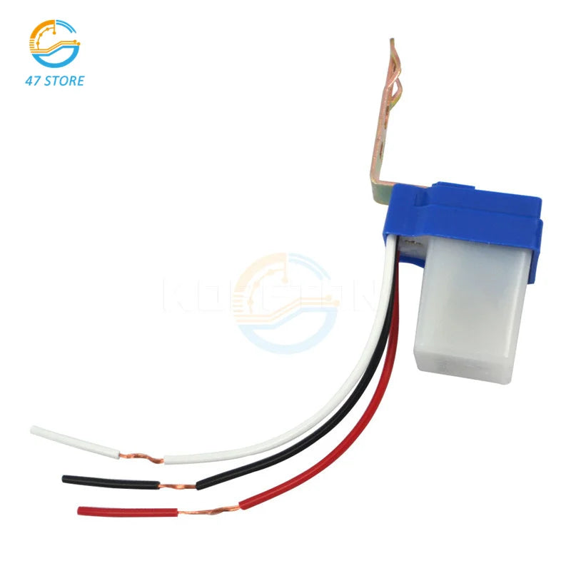 Automatic On Off Photocell Street Lamp Light Switch Controller DC12V AC 220V 50-60Hz 10A Photo Control Photoswitch Sensor Switch