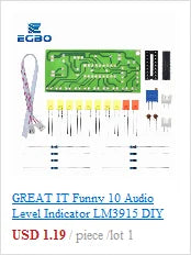 EGBO 1N4007 Bridge Rectifier AC to DC Converter Full Wave Rectifier Board Module DIY KIT