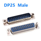 5Pcs DB9 DB15 DB25 DB37/9/15/25/37 Pin Straight 180 Degree Male Female Plug D-sub PCB Mounting Connector DP9 DP15 DP25 DP37