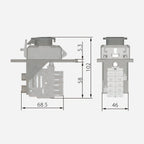 KEDU JD3 230/400V 16/12A Electromagnetic Switch On Off Emergency Stop Pushbutton Switches for Industrial Machine Tool Equipment