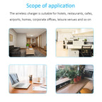 Fast Wireless Charger Pop-up Desktop Embedded Fast Wireless Charger With USB Port 30W Universal For Iphone Xiaomi Smartphone