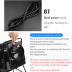LUXIANZI 16/30/50/60w Solder Iron Smoke Absorber Set Smoking Instrument with Filter Sponge EU/US/UK Plug ESD Fume Extractor Kit