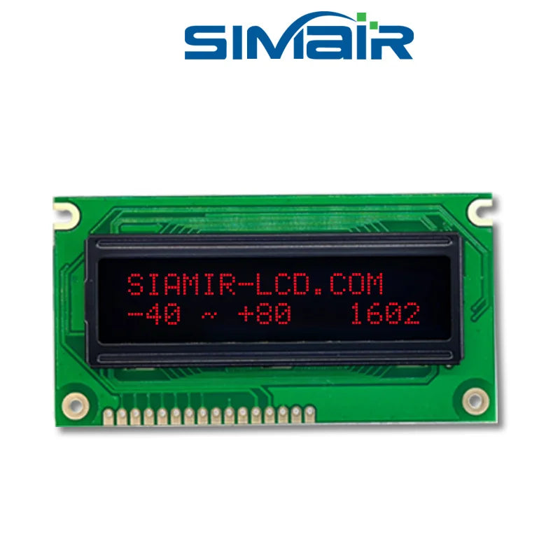 Hot Sale COB 16 PINS 84x44mm 5V Panel Balck Screen 16x2 LCD Display Module 16*2 1602 Charcter OLED