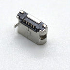 10pcs Micro USB Female Base 5p Plug-in Type B 6.4Dip Speaker Charging Base with Column Straight Edge USB Data Connector