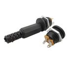 10Pcs (5Pairs) DC022 5.5 x 2.1mm 12V 3A DC Power Socket Plastic Male Plugs Female Socket Panel Mount Jack 5.5*2.1M Connector
