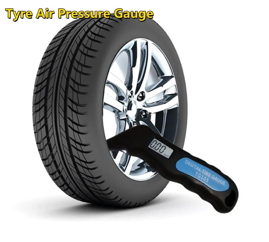 Digital Tire Pressure Gauge Barometer LCD Display Air Gauge Barometer Tester For Car Truck Motorcycle Electric Scooter Bicycle