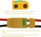 10 Pairs Amass  XT90S XT90-S XT90 Connector Anti-Spark Male Female Connector for Battery, ESC and Charger Lead
