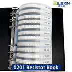 Resistor Kit SMD Book 0805 Resistor Assortment Kit 0201 0402 0603 1206 1% FR-07 170 Values 400 Values 0R-10M Smd DIY Sample Book