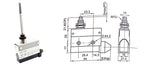 10A 250VAC AZ-7312 AZ-7311 AZ-7121 AZ-7310 TZ-7141 Waterproof Micro Switch Travel Limit Switch Straight 90degree Roller Lever