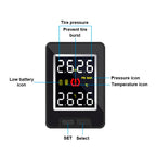 LEEPEE Car TPMS Tire Pressure Monitor System for Toyota Temperature Real-time Monitoring 4Pcs External Internal Sensor Save Fuel