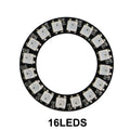 WS2812B 8/16/24/35/45LEDs Pixel Ring SP110E Controller USB Kit RGB Ring Individul AddressabIe WS2812 IC BuiIt-in Lights DC5V