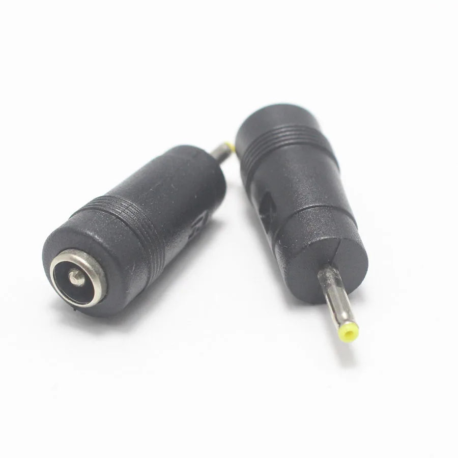 1/2/5pcs 2.5 X 0.7 mm Male to 5.5x2.1/5.5x2.5 Female Socket Jack DC Power Connector Adapter Laptop 5.5*2.1/5.5*2.5 to 2.5*0.7mm
