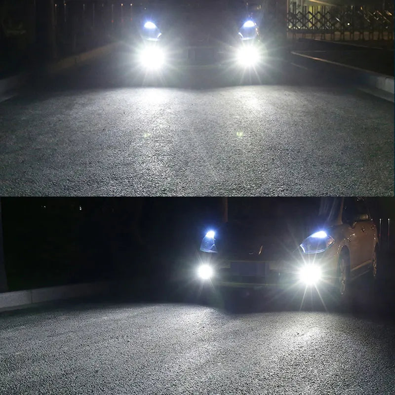 Kevanly 2Pcs H1 H3 T10 W5W BA9S LED 10W 4012smd 24led Car Fog Limp Auto DRL Daytime Running Light Reading Plate Light 6500K 12v