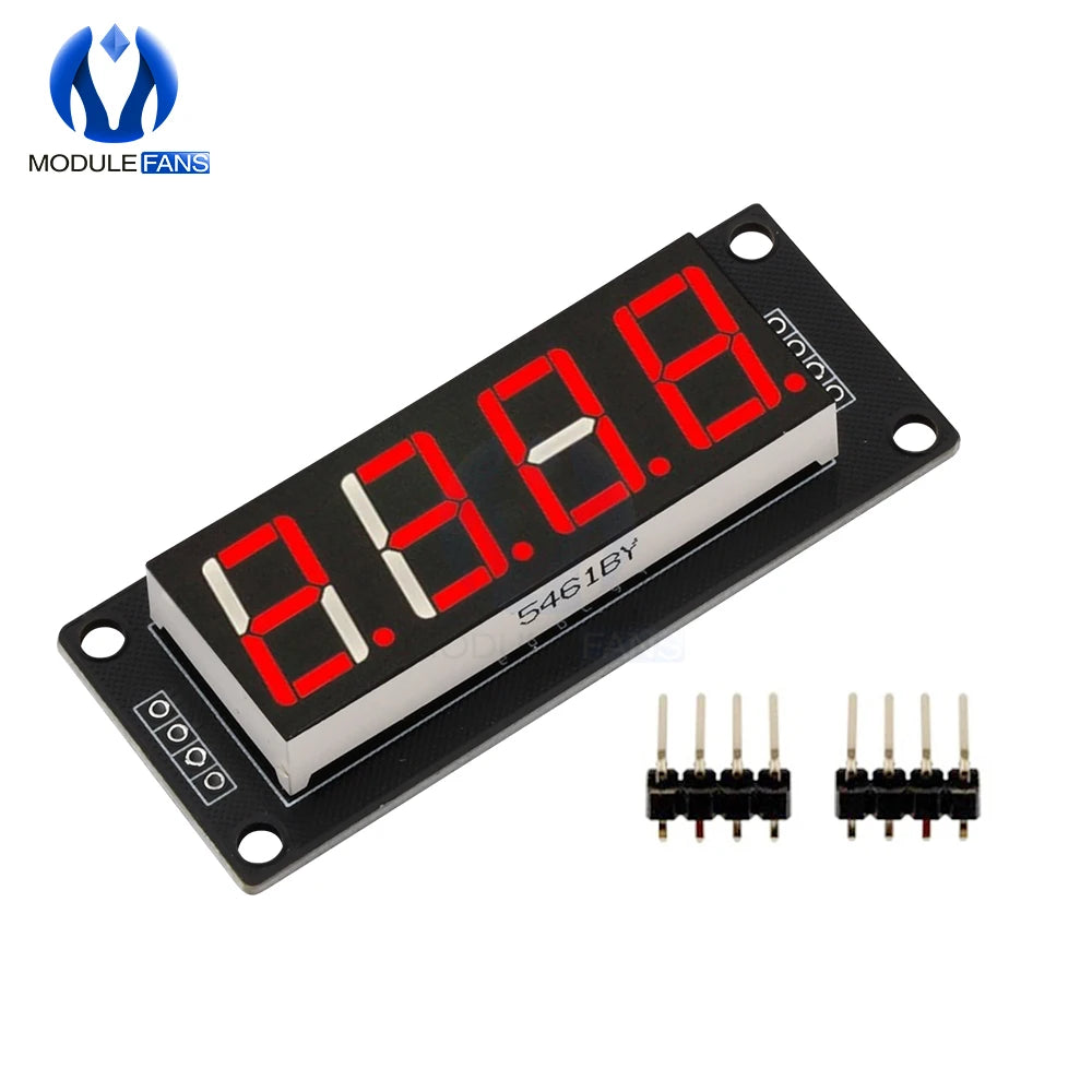 0.56 inch TM1637 LED Display Module 4 Digit LED Indicator for Arduino DIY Red Green Blue Yellow White