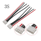 5Pcs JST XH 2.54mm Pitch 22AWG XH 1S/2S/3S/4S/5S/6S/7S LiPo Female Connector Battery Balance Charger Plug Wire Cable Connectors