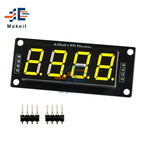 0.56 inch 0.56" TM1637 4-Digit 7 Segments Digital Tube Clock Module 4 Bits Double Dots LED Display Screen Board for Arduino