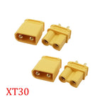 1/2/5Pair XT30 Connector XT30U Male Female Bullet Battery Charger Banana Plug Jack Connector For DIY RC Lipo Quadcopter Parts