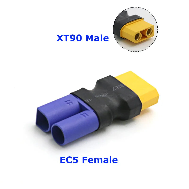 Adapter XT30 XT60 XT90 Traxxas T Plug Deans EC5 EC3 Female to Male HXT 4MM Connectors Plug RC Lipo Battery Control Parts DIY