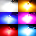2Pcs W5W LED T10 Led Bulb 168 194 Canbus Nor Error 18SMD 3030 Car Signal Lights Clearance License Plate Lamp 6000K White 12V