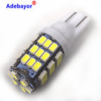 100pcs Car T10 42 Smd Leds Car Led Light Bulbs W5w 1206 3020 42smd 42led  White Color Side Interior Width Bulb Car Accessories