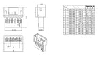 10/5pcs PH2.0 Extension Line Male to Female Connector 2/3/4/5/6P 2.0mm with Cable 10/20/30cm 26AWG for Electronic Components